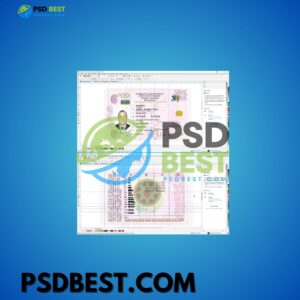 Azerbaijan Driving License 2023+ HQ CorelDraw CDR Files