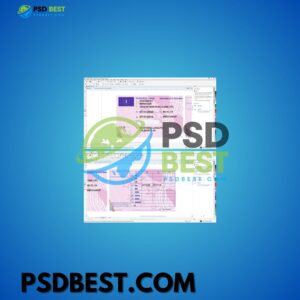 Italy Driving License Front+Back HQ CorelDraw CDR Files